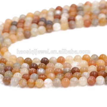 Wholesale Natural Rainbow Moonstone Stone Beads Loose Gemstone Beads
