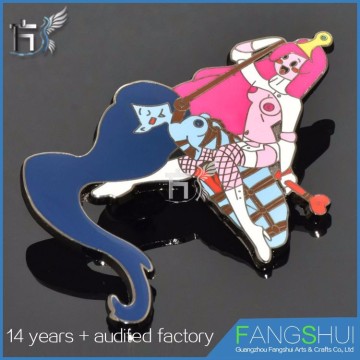 Free sample top quality badge clip safety pin hot sale