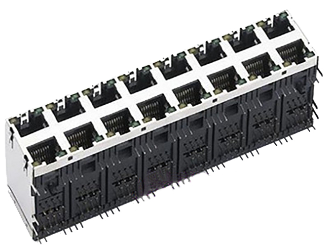 RJ45 Modular Jack 1000 base connectors