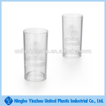 PS 40ml clear novelty plastic beer drinking cups