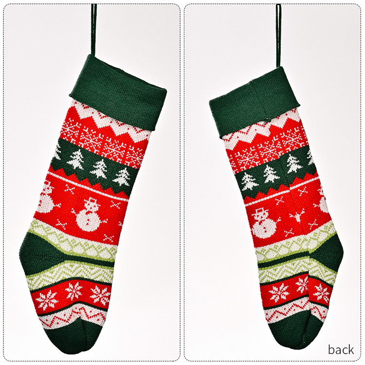 2021 New Knitted Christmas Socks Christmas Gift Socks 4 Kinds of Children's Holiday Gift Bags