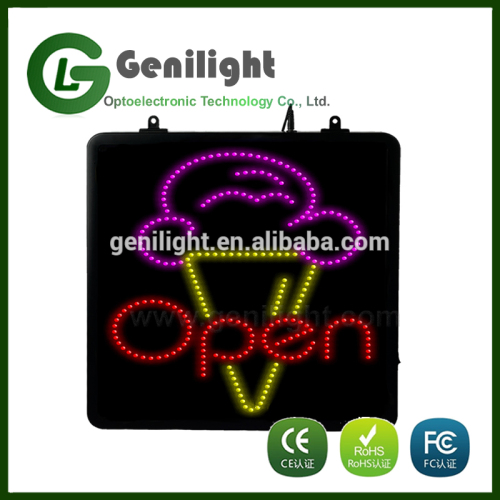 full color led ice cream open sign billboard