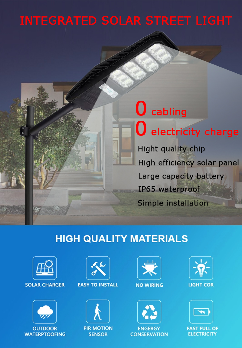 Integrated All In One Led Solar Street Light Integrated All In One Led Solar Street Light