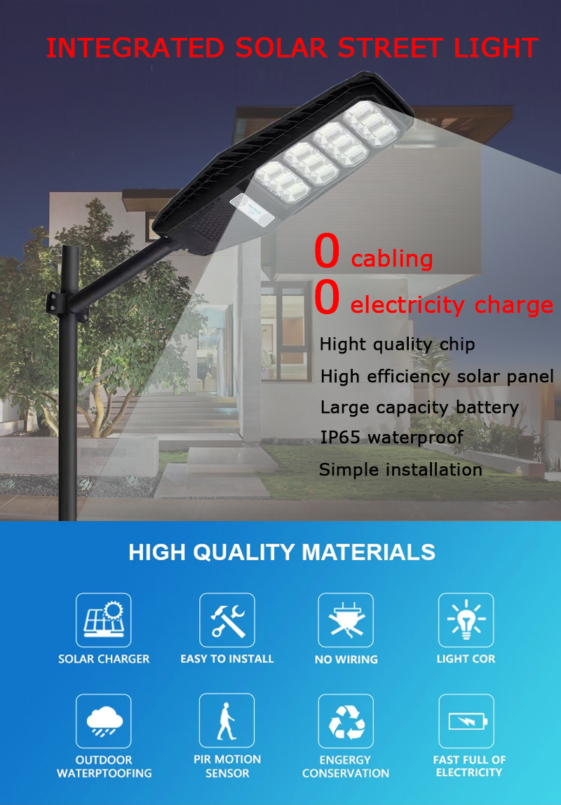  Smart Remote Control Outdoor Garden Security solar street Light