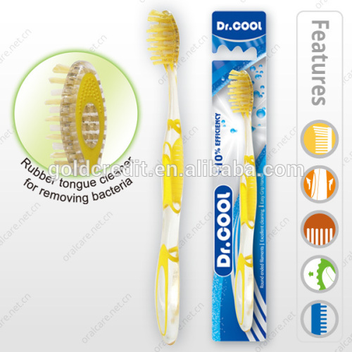 Professional adults daily use tooth brushes