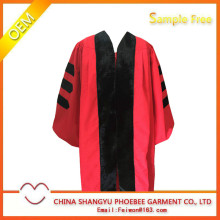 Hot Sell New Style PHD Graduation Gown