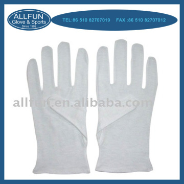 2014 Useful design white uniform cotton gloves