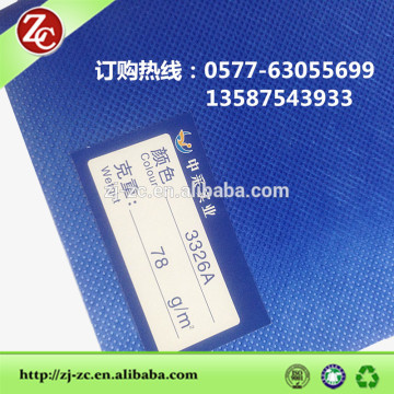 blue PP Spun bond non woven textiles fabrics for bags
