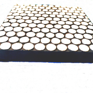 Ceramic rubber composite liner impact resistant