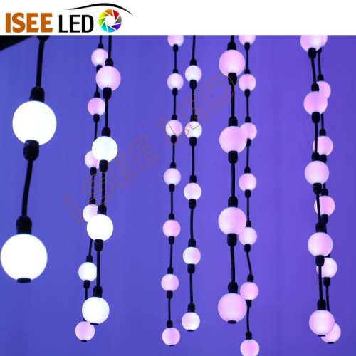 50mm efek 3D rgb dmx led bola disko