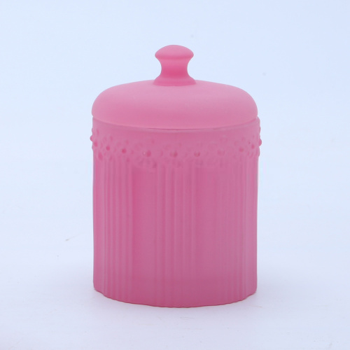 Luxury Purple Glass Jar For Candle Making