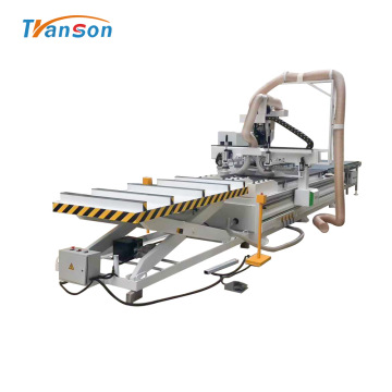 Roteador CNC ATC TSW1325 com sistema de descarga