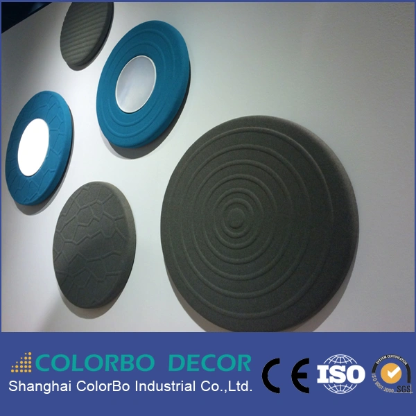 Decorative Embossed Polyester Fiber Acoustic Panel