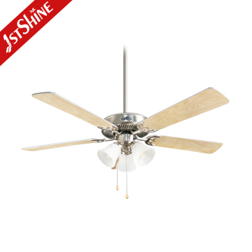 1stshine High Quality MDF Ceiling Fan with Pull Chain