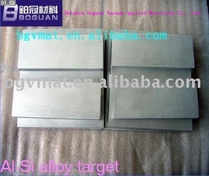 Aluminum Silicon Alloy Target (AlSi alloy target)