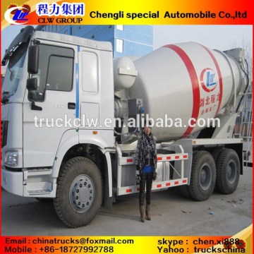 Good quality top sell cube meter concrete mixer truck