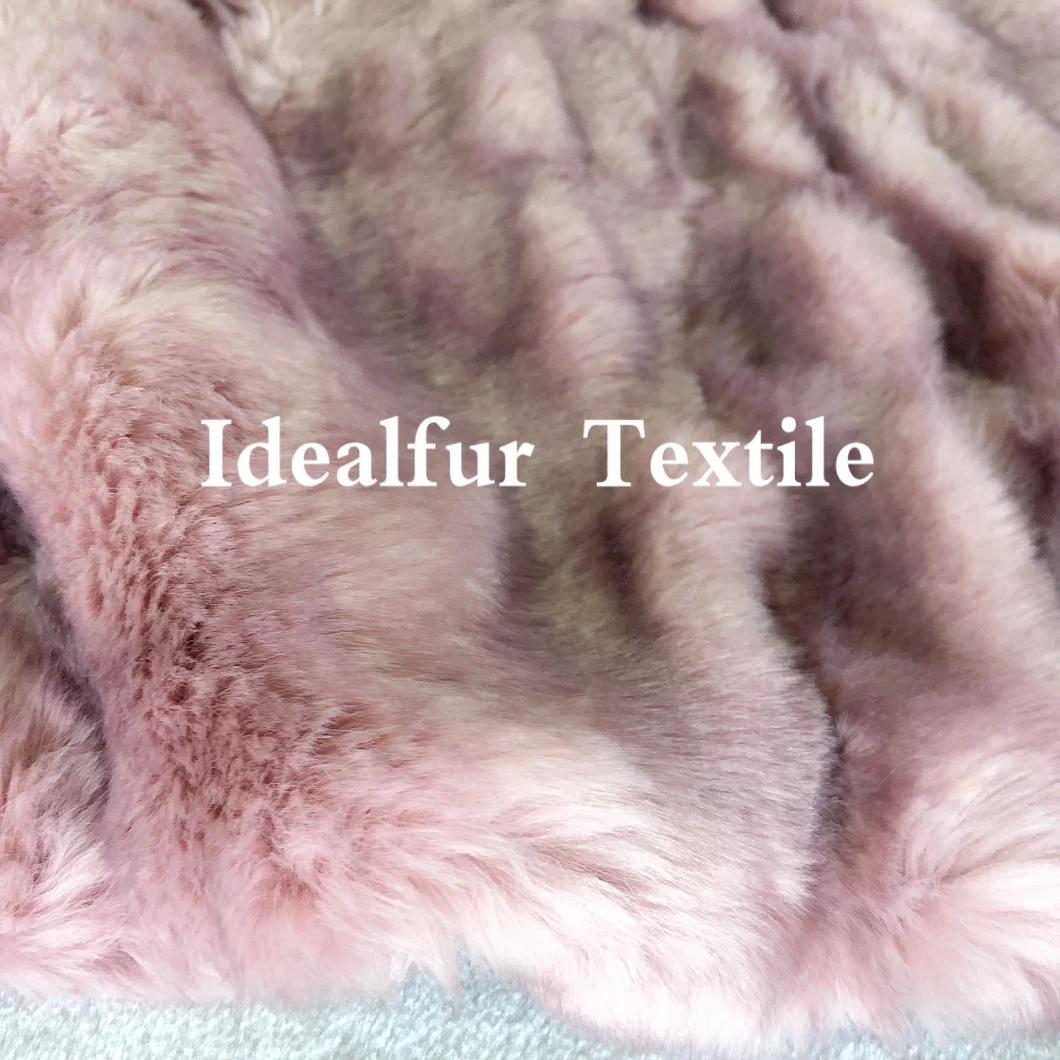 Pressure Printing Imitation Rabbit Fur