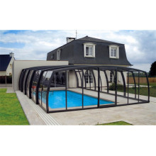 Polycarbonate Telescopic Swimming Screen Pool Enclosure Kit