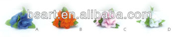 Beautiful artficial flower hair clips