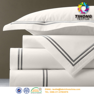 Hotel Cotton White Pillow Case Fabric