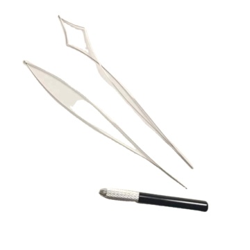 Hair Extension Micro Ring Tools Pulling Needle Loop Threader For Nano Micro Beads Rings