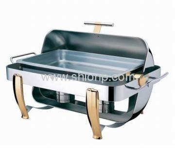 Rectangle Roll Top Chafing Dish 