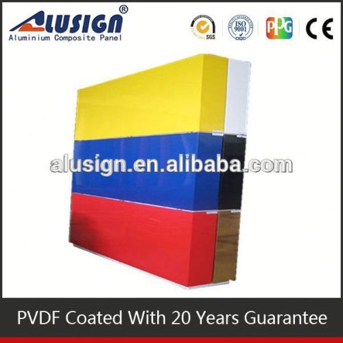 Alusign aluminum plastic wall panels sound proof partition walls