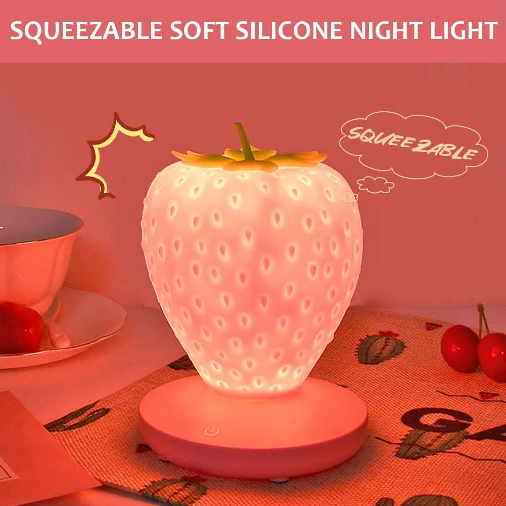 Magical Touch Sensor Strawberry LED Night Light for Kids