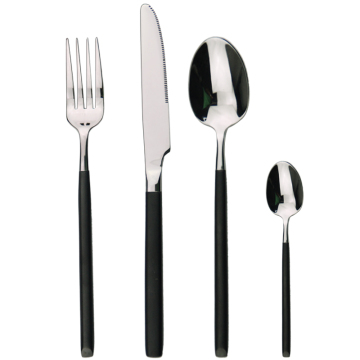 Stainless steel spoon fork and knife set restaurant