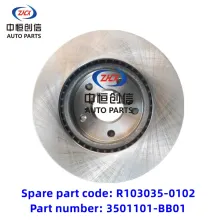 Front brake disc for changan CX70