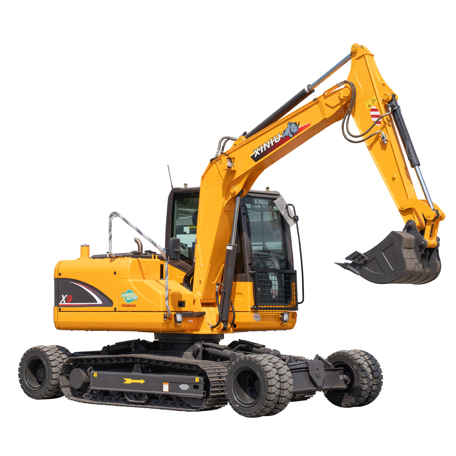 8 Ton Wheel Crawler Excavator