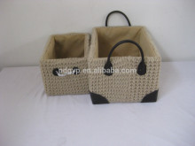 2016 Hot selling and high qulity rope storage basket storage box