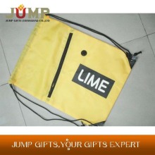 wholesale polyester drawstring bag,cheapest yellow polyester drawstring bags
