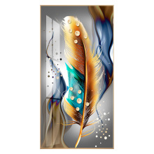 Modern Abstract Home Decor: Crystal Porcelain Paintings