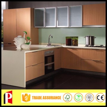 cabinets pine wood veneer in Full Overlay