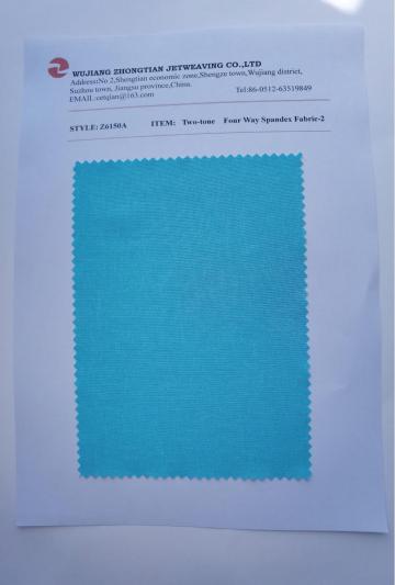 Two-tone Four Way Spandex Fabric