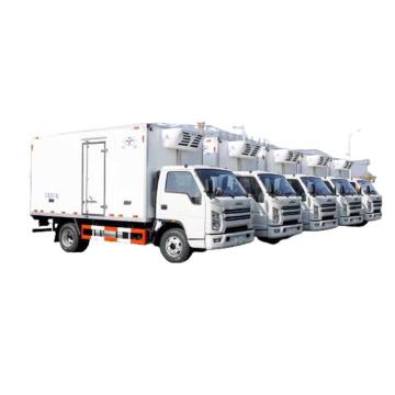 JMC 4X2 شاحنات التبريد 5t شاحنة التبريد الغذاء شاحنة ثلاجة الفريزر
