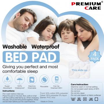 Washable Waterproof Bed Pads