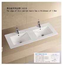 bathroom under counter double basin