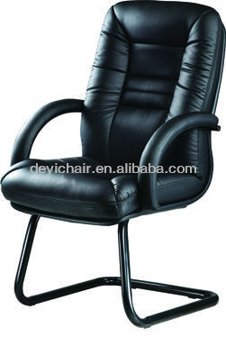 bend back wood chair 651-D leather visitor chair,conference chair,metal coated office chair