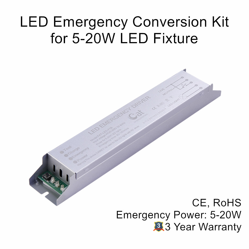 Driver de emergência de LED de bateria