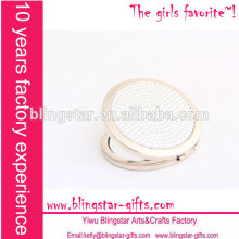 beaded crystal mirror