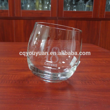 Barware fancy shape unique design wholesale whisky glass 11oz