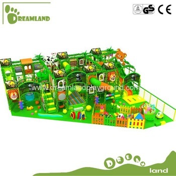 plastic and metal material eco friendly indoor playground