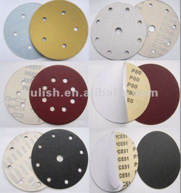 velcro sand paper sheets 125mm disc