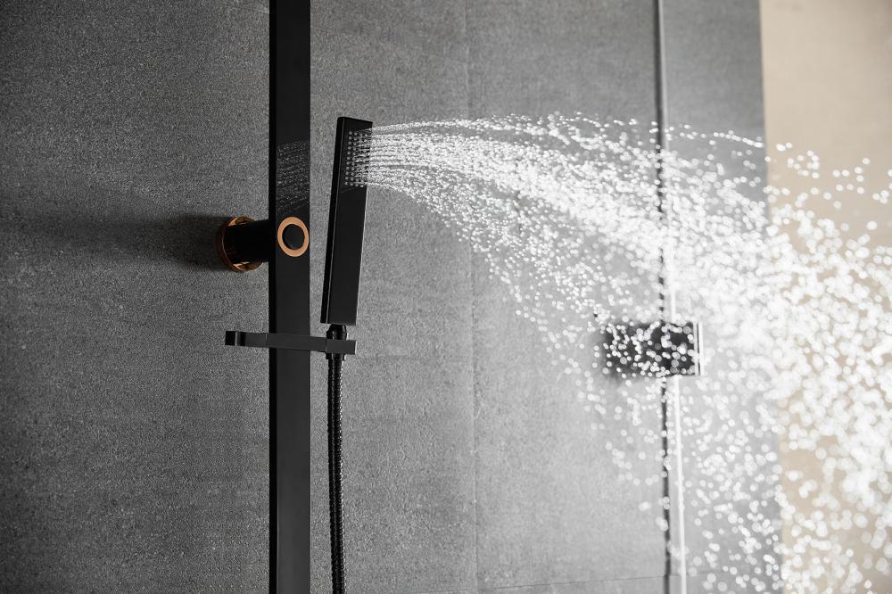 Brass Square Shower Set