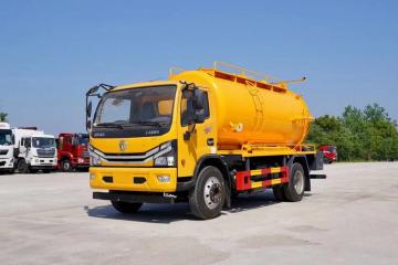 6wheeler vacuum sewage suction tank truck