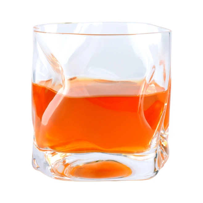 Special Shaped Glass Cup, Irregular Shaped Whisky Glass Cup