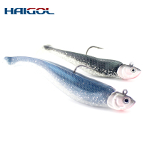 Fresh Salt Water Pre-Rigged Combo Packing Wobble Shad Lures Fishing Baits