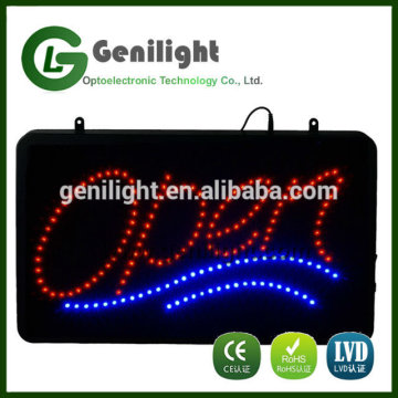 customized shape led open sign board